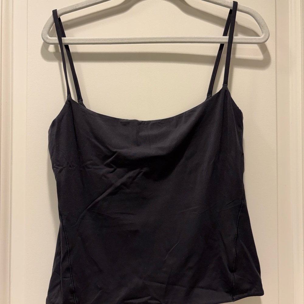 lululemon Wundermost Spaghetti-Strap Cami Tank Top Black Medium